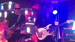 Geoff Tate, Joe Satriani, Steve Vai, Chris Poland and Bjorn Englen jamming  2020