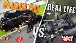 Real-Life Accidents in BeamNG Drive #1