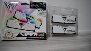 Patriot Viper RGB DDR4 2666mhz Memory - White