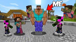 Clyde Became MACHO STEVE in Minecraft! | TAROPA VILLAGE