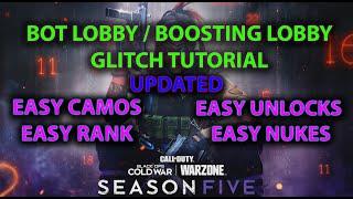 COLDWAR GLITCH BOT LOBBY / BOOSTING LOBBY GLITCH TUTORIAL.  COLDWAR XP LOBBY UPDATED