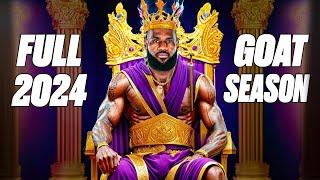 LEBRON FULL 2024 SEASON "KING JAMES" MOMENTS & HIGHLIGHTS