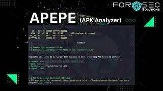APEPE - APK Analyzer