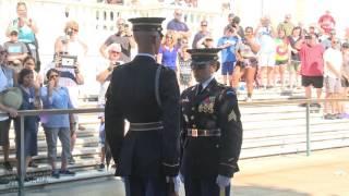 Changing of the Guard at the Tomb of the Unknowns at Arlington National Cemetery