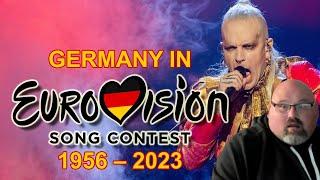 American Reacts to Germany in Eurovision Song Contest (1956-2023)..