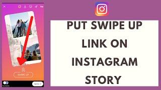 How to Put Swipe Up Link in Instagram Story