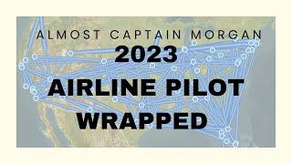 Airline Pilot Life: Where and how much I flew in 2023! ️