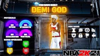 NBA 2K21 - MAKING THE BEST PLAYER BUILDS & ARCHETYPE - BEST JUMPSHOT & BADGES ON NBA2K21 DEMO!