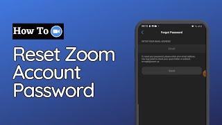 How To Reset Zoom Account Password (2023)