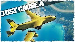 САМОЛЕТ ПОПАЛ В ТОРНАДО!!! УГАР, ЭПИК В JUST CAUSE 4!!!