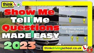 The New ‘Show Me, Tell Me ‘Questions for 2023 Test Onwards For The UK Driving Test Inc Under Bonnet