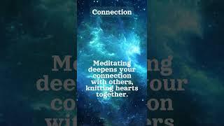 Connecting to your mind and soul is the way you connect to the nature, meditation gives you path