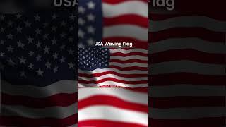 United States Waving Flag Animation