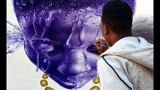 How To Draw Water Effect With Ballpoint Pen _(2023)(NEW STYLE)