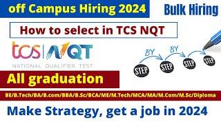 tcs nqt registration process 2024 | tcs nqt application process |Any graduation can apply | tcs job