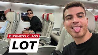 LOT Europe Business Class in 2023  E195 Warsaw to Stockholm