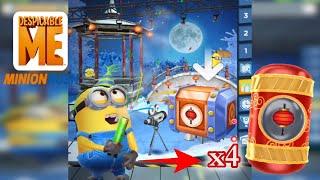 Minion Rush Partier Congratulation Open 4 Prize Pods and Got Rewards Stage 4 In Dance Of The Dragon