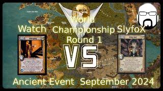 World Championship Event 2024 - Round 1 - Watch vs SlyfoX | Warlord: Saga of the Storm CCG