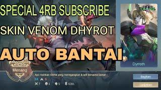 SKIN EPIC VENOM DYHROT AUTO BANTAI BASE MUSUH LANGSUNG MENYERAH || MOBILE LEGENDS