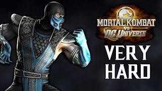 Mortal Kombat Vs. DC Universe - Sub-Zero Arcade Mode (VERY HARD) NO MATCHES LOST