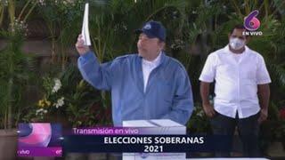 Daniel Ortega dice que Nicaragua elige entre la paz y el terrorismo