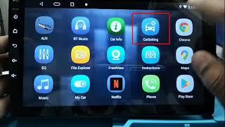Canbus setting in Android Car player. How to set Canbus setting in Android Car player TS7.