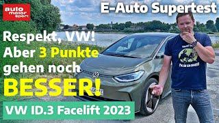 VW ID.3 (Facelift 2023): Respekt, VW! Aber das geht noch besser! - E-Auto Supertest mit Alex Bloch |