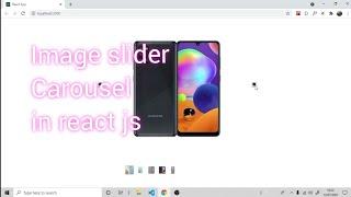 How to create image slider carousel in react js with react hooks and framer motion.