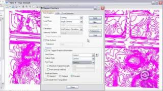 InRoads Surface Import from Graphics - Contours