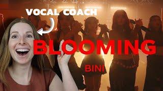 Vocal coach Reacts to Bini - Blooming