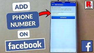 How to Add Phone / Mobile Number on Facebook
