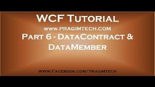 Part 6   WCF DataContract and DataMember