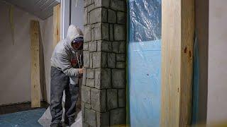 Камень из плиточного клея |Арт бетон своими руками. (Часть 1)