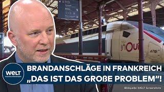 OLYMPIA 2024: "Massiver Angriff"! Französische Bahn SNCF meldet Brandanschläge auf TGV-Infrastruktur