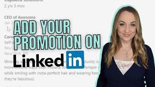 How to Add Promotion on Linkedin | Add multiple roles to the same company (LINKEDIN PROFILE TIPS)