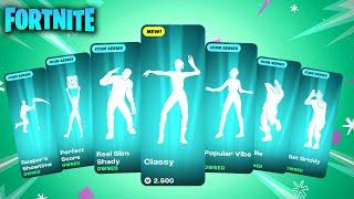 ALL ICON SERIES DANCES & EMOTES IN FORTNITE