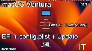 HACKINTOSH - macOS Ventura Beta 2 - EFI + config plist - Opencore 0.8.2 Beta - GUIDA COMPLETA