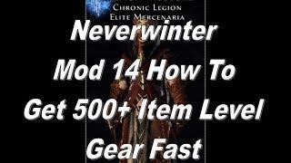 Neverwinter Mod 14 Ravenloft Get 500+ Items Level Gear Fast