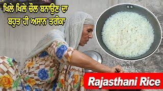 ਖਿਲੇ ਖਿਲੇ ਚਾਵਲ ਬਨਾਉਣ ਦਾ Secret ਤਰੀਕਾ |  Rice Recipe | Loonde Chawal | Punjabi Khana Vlog Channel