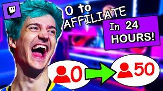 How to get Twitch Affiliate FAST in 2020