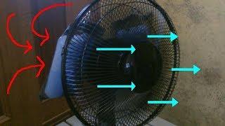 Simple DIY AC Space Cooler! - Desk Fan w/ice-packs! - ez DIY - fan conversion