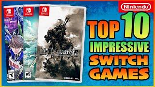 The 10 Most Impressive Nintendo Switch Games Of All Time!