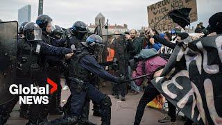 Fed-up pension protesters clash with police across France: "We're not here to die on the job"