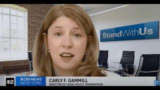 StandWithUs' Carly Gammill Reacts to $50M Columbia Funding Review Over Antisemitism (CBS News NY)