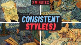 Create Consistent Styles In MidJourney In Under 2 Minutes | Tutorial