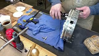 Mounting a goat skin banjo head