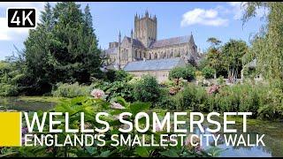 Wells, Somerset Virtual Tour | England's Smallest City and Hot Fuzz Filming Location!