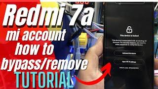 Redmi 7a mi account bypass/remove tutorial | unlocktool