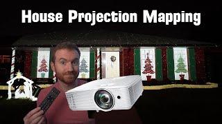 I Projection Mapped My House for Christmas...