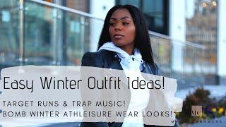 EASY WINTER OUTFIT IDEAS | ATHLEISURE DAILY OUTFIT INSPO | MARIE CASHMERE